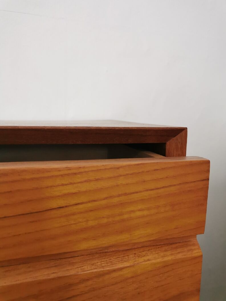 Italian drawer sideboard in solid wood 1960