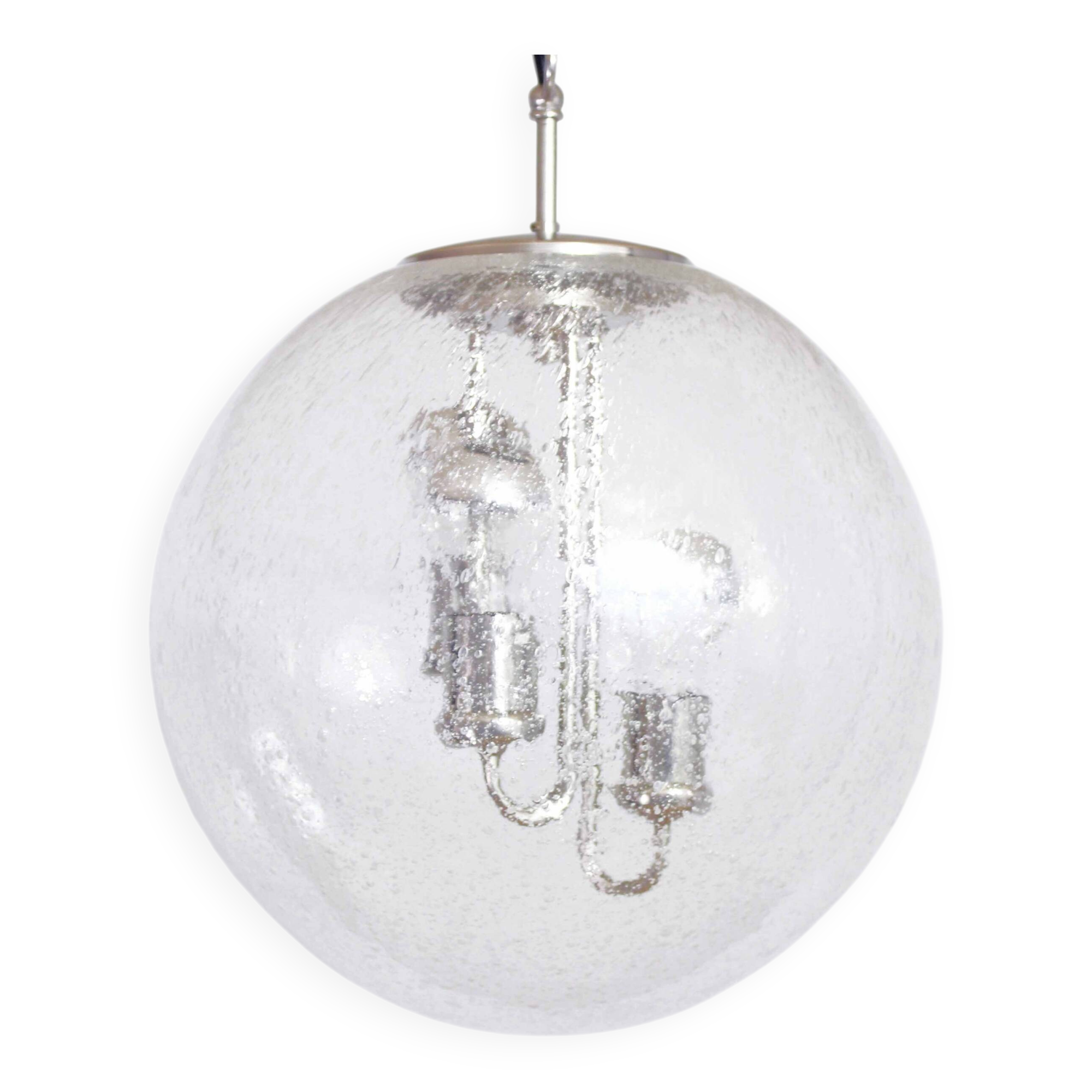 Born Leuchten glass pendant light 1970