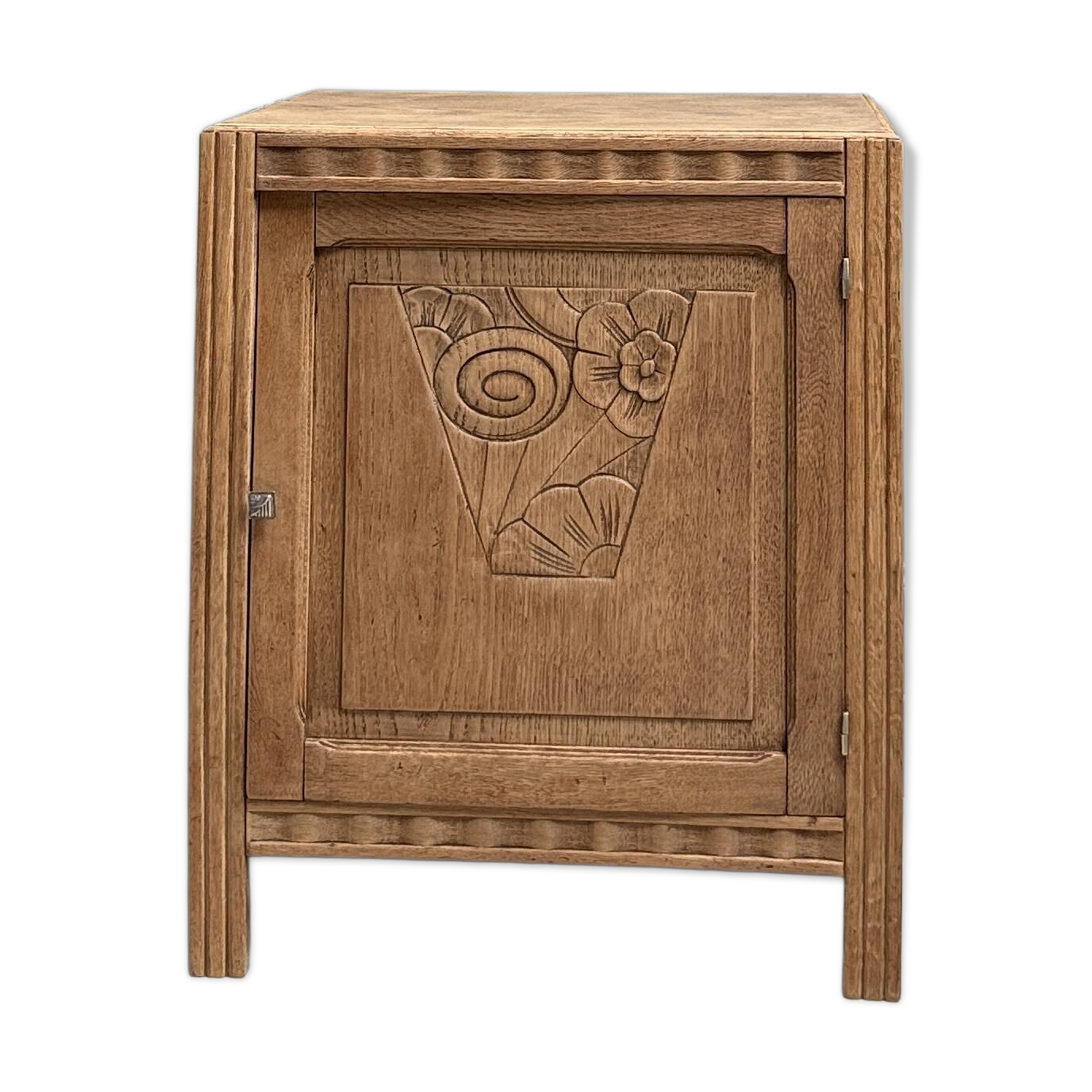 Art Deco oak jam jar (renovated)