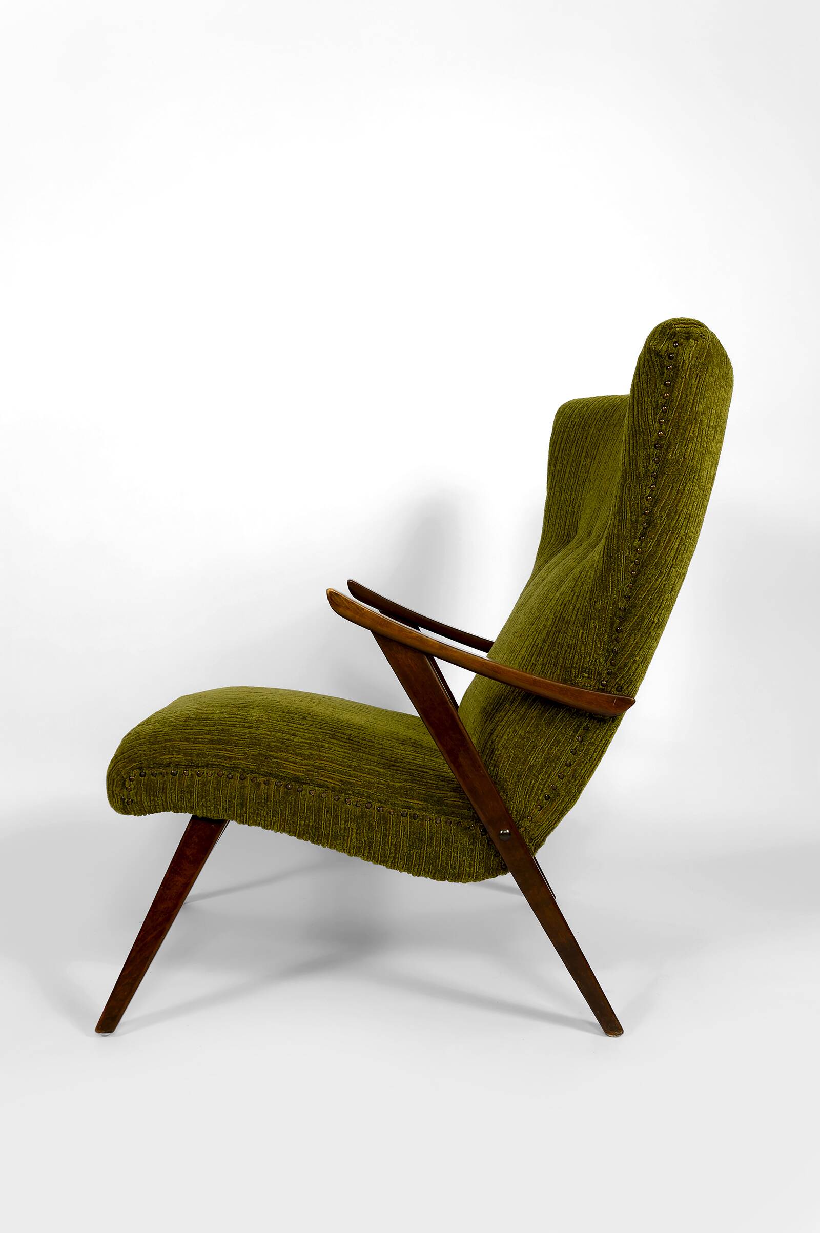 Wingback armchair, Modernist design 1960s – Rare original piece