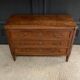 Louis XVI 18th century blond mahogany chest of drawers with three drawers