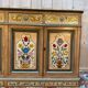 Louis Philippe style sideboard in painted wood and faux marble