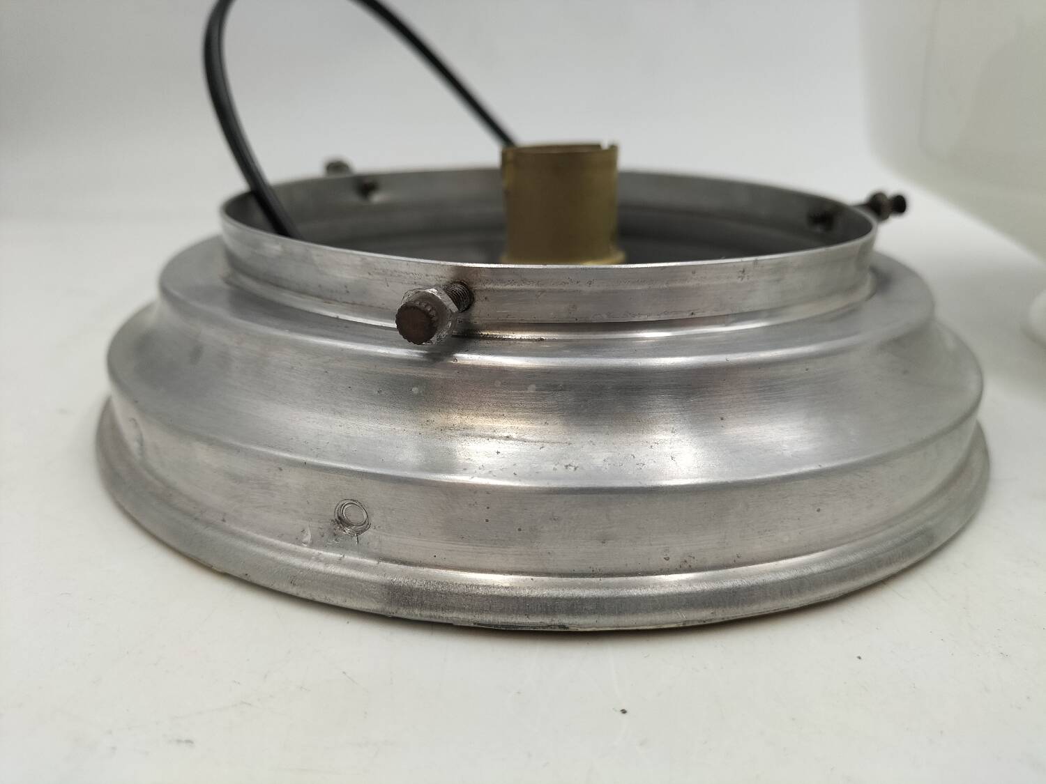 Opaline glass ceiling light