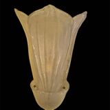 Barovier Toso large Murano glass wall lamp, Italy 1980s