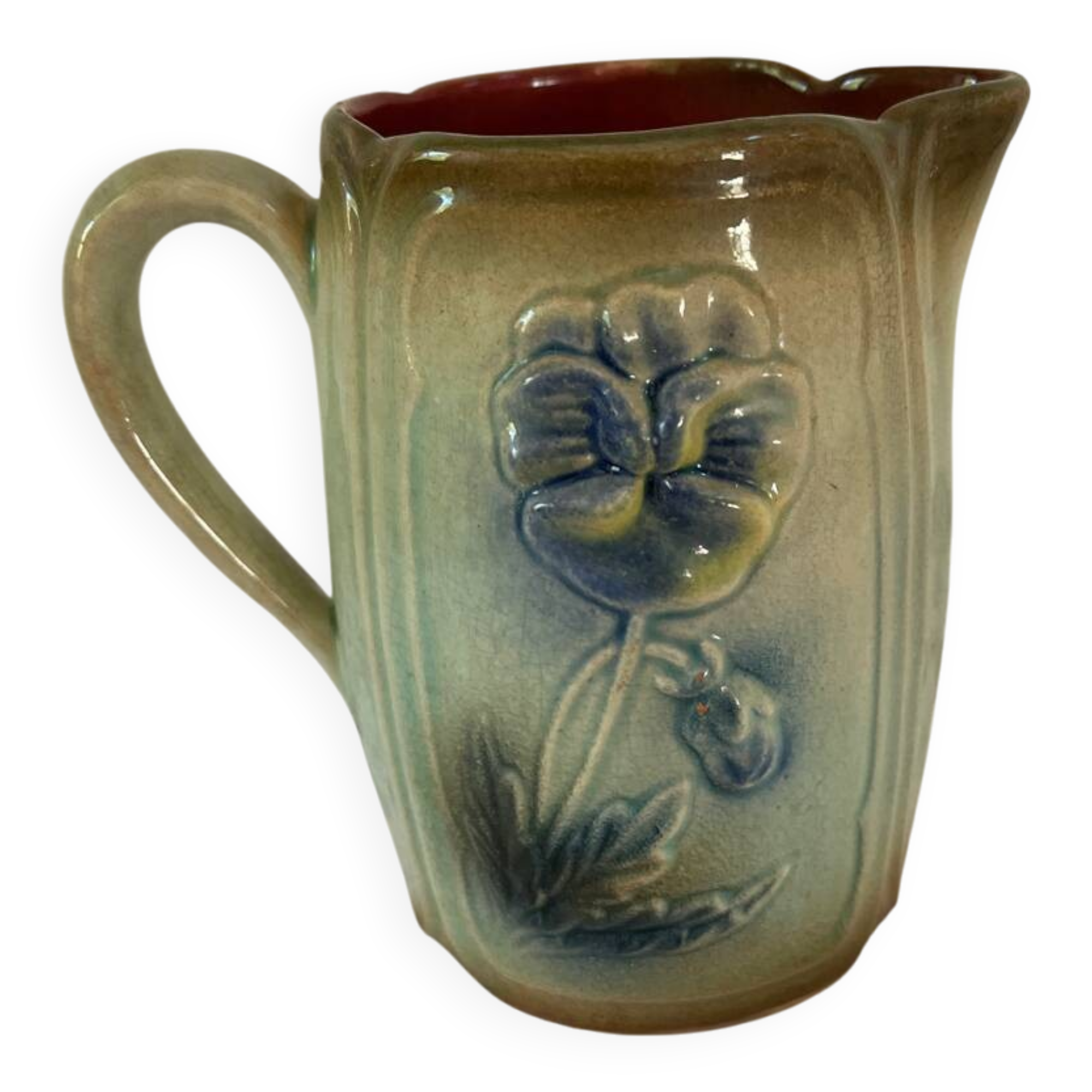 Slipware milk pot or jug