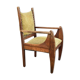 Dutch art deco curved chair, ca 1930s
