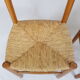 Chaises paillées rustiques années 70
