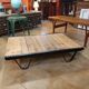 Industrial coffee table