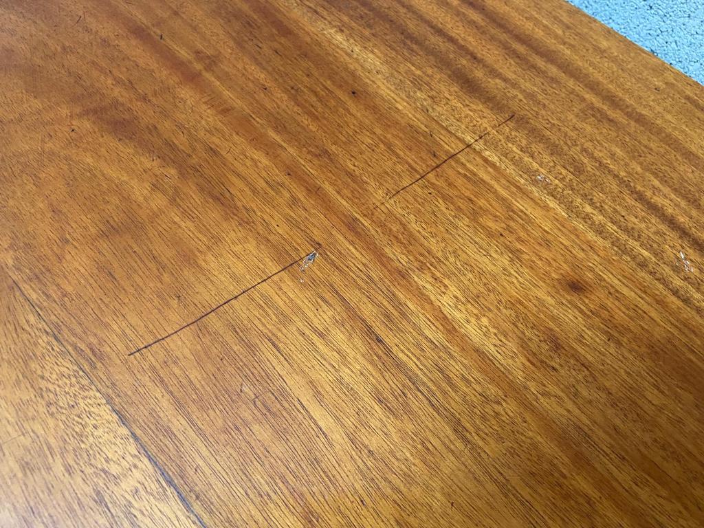 Mahogany farmhouse table 1950