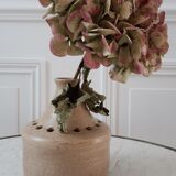Handmade sandstone soliflore picflower vase 70s