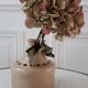Handmade sandstone soliflore picflower vase 70s