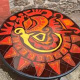 1950s ceramic coffee table