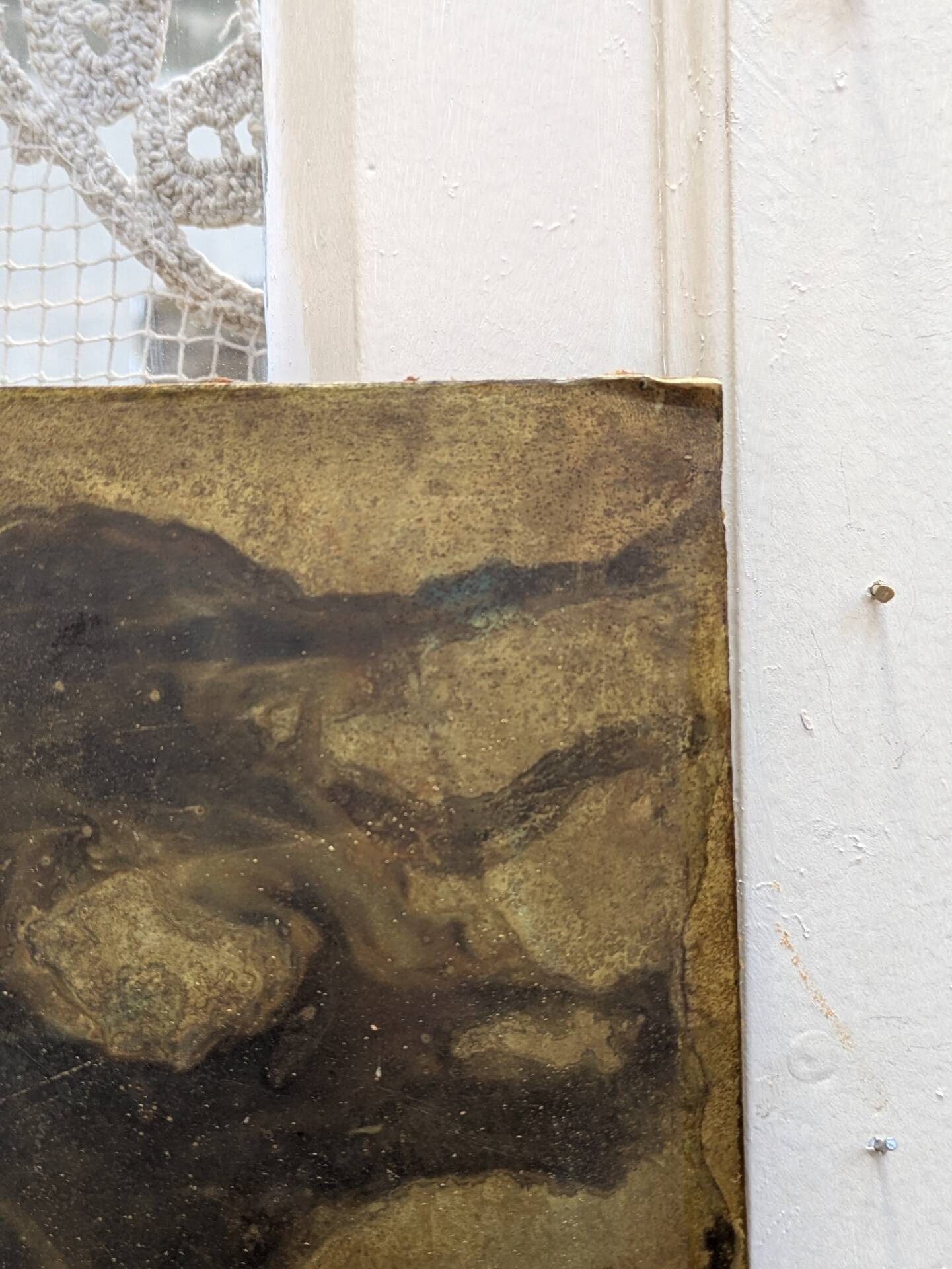 Large brutalist wall panel