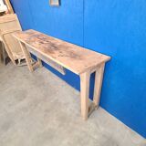 Old workbench, bar counter, high table, console