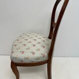 Louis-Philippe upholstered walnut chairs