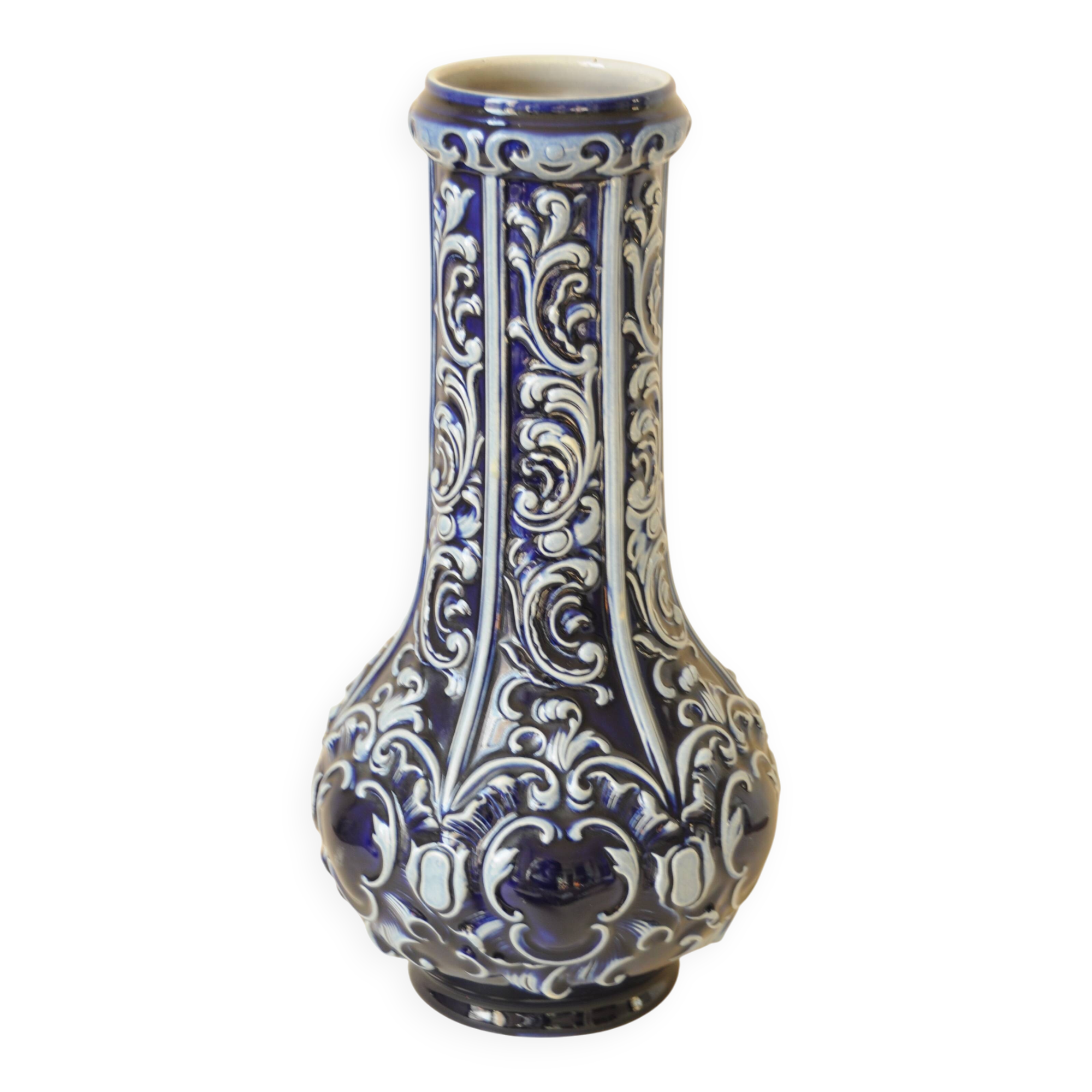 Vase Floral Marzi & Remy - West Germany - Céramique en en Grès de Sel