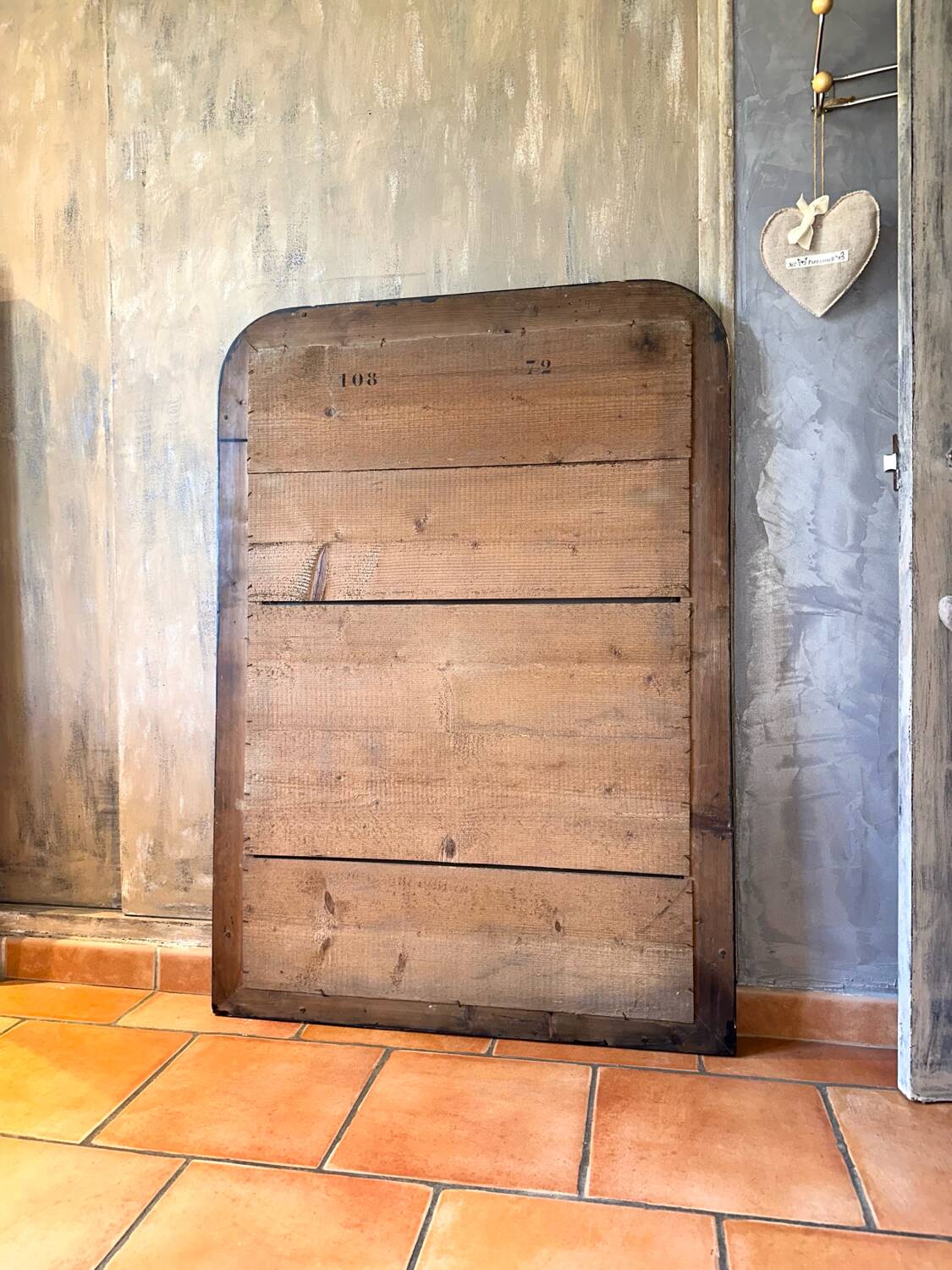 Louis-Philippe antique mirror from the 19th century.