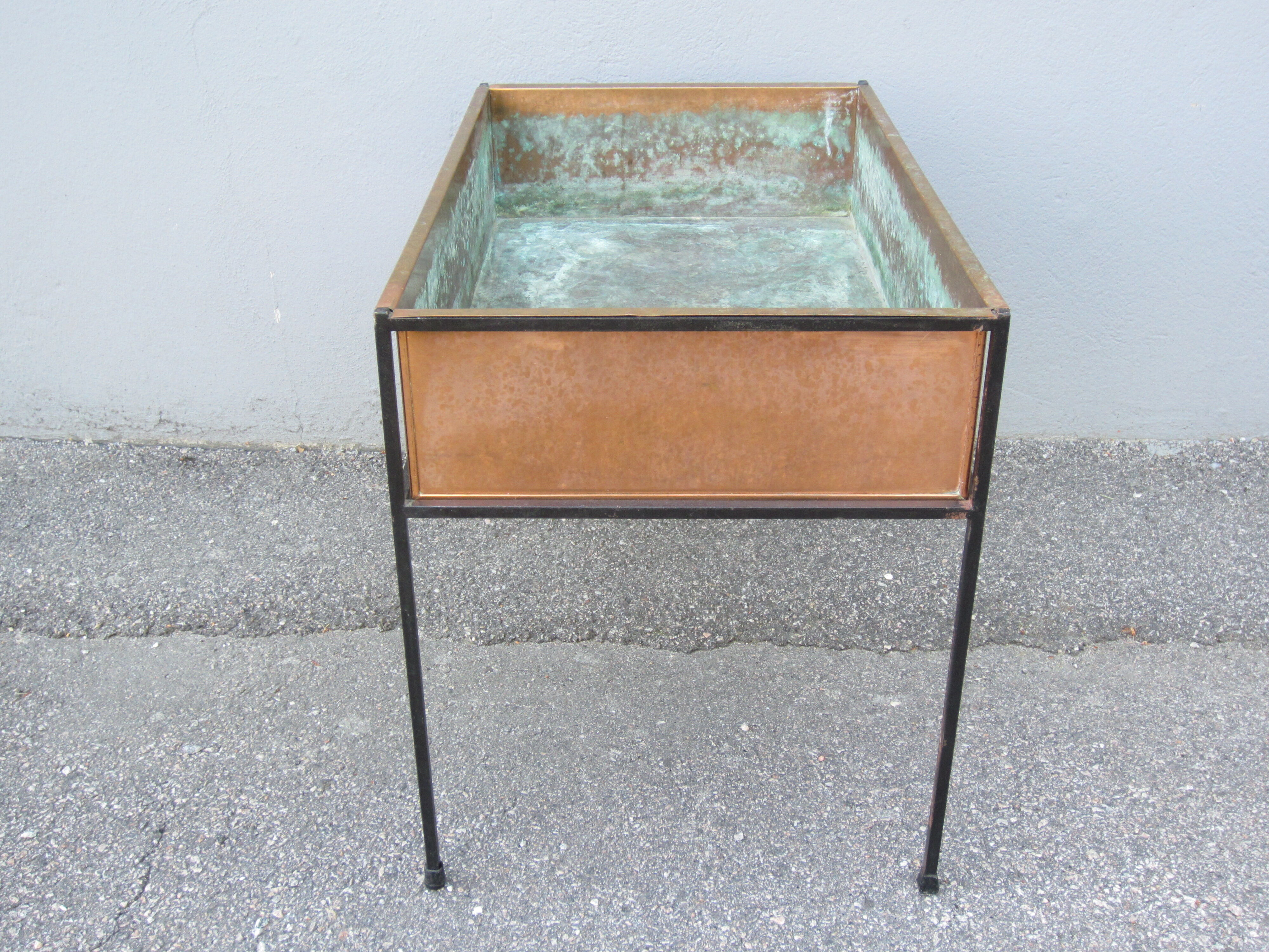 Scandinavian copper planter by Hans-Agne Jakobsson