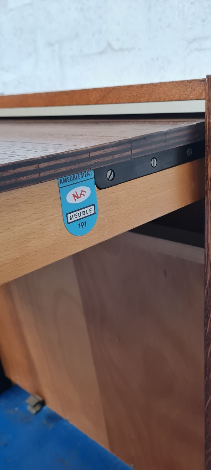 Vintage retractable folding table