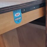 Vintage retractable folding table