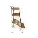 Scandinavian rattan magazine rack, Sweden, 1950s