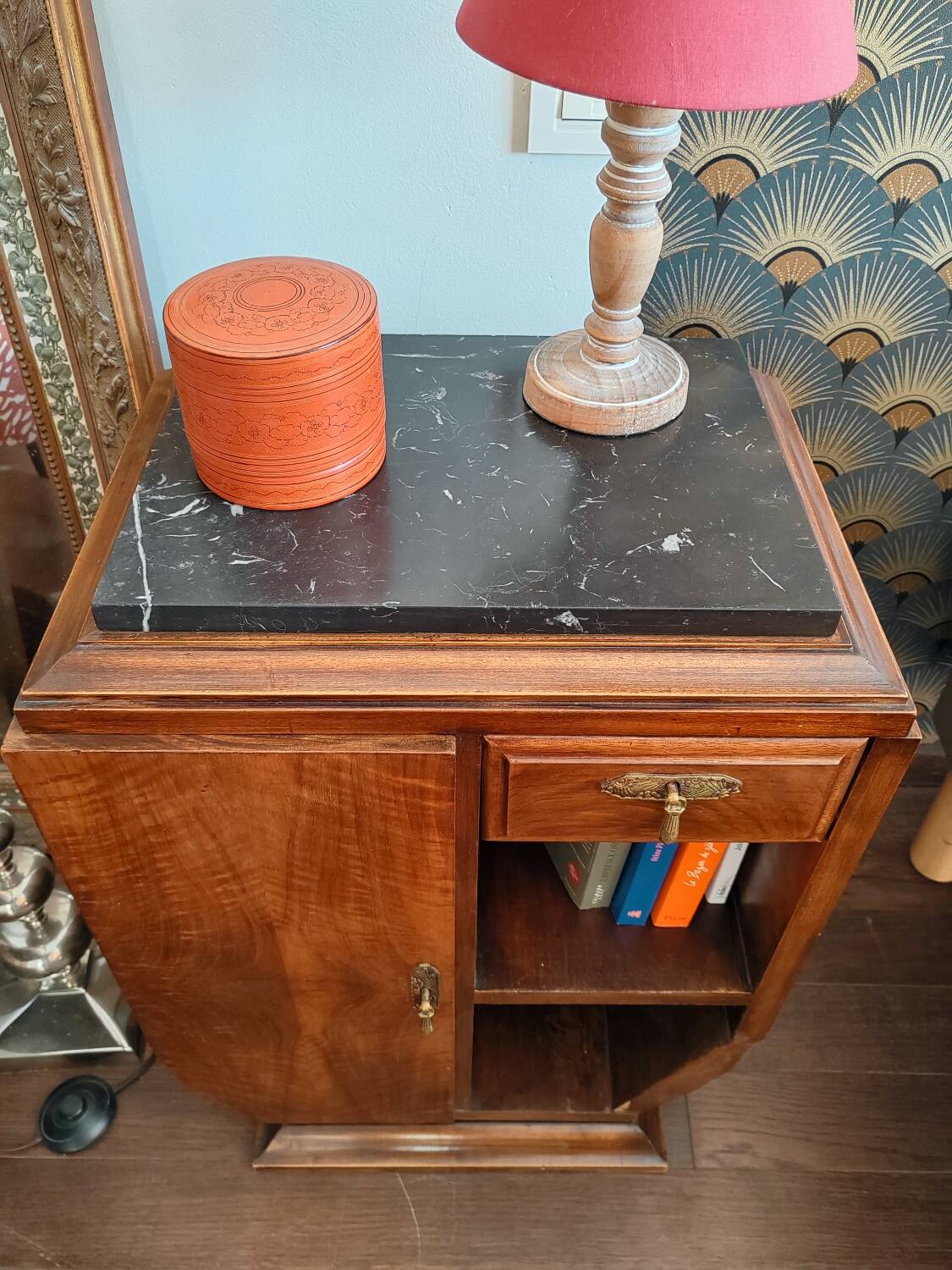 Art Deco bedside table