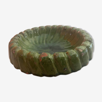 Glazed ceramic ashtray