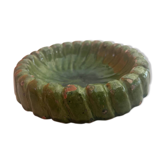 Glazed ceramic ashtray