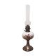 Porcelain and tin oil lamp from the commandery