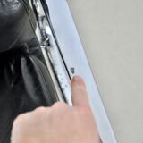 Black leather chair by Charles & Ray Eames for Herman Miller, 1970