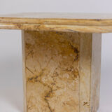 Pair of Siena marble sofa ends, 1970s