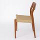 Lot de 4 chaises de salle à manger en teck par Niels Otto Møller – Modèle 71, style vintage danois