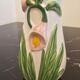 Vase in slipware with Arum flowers