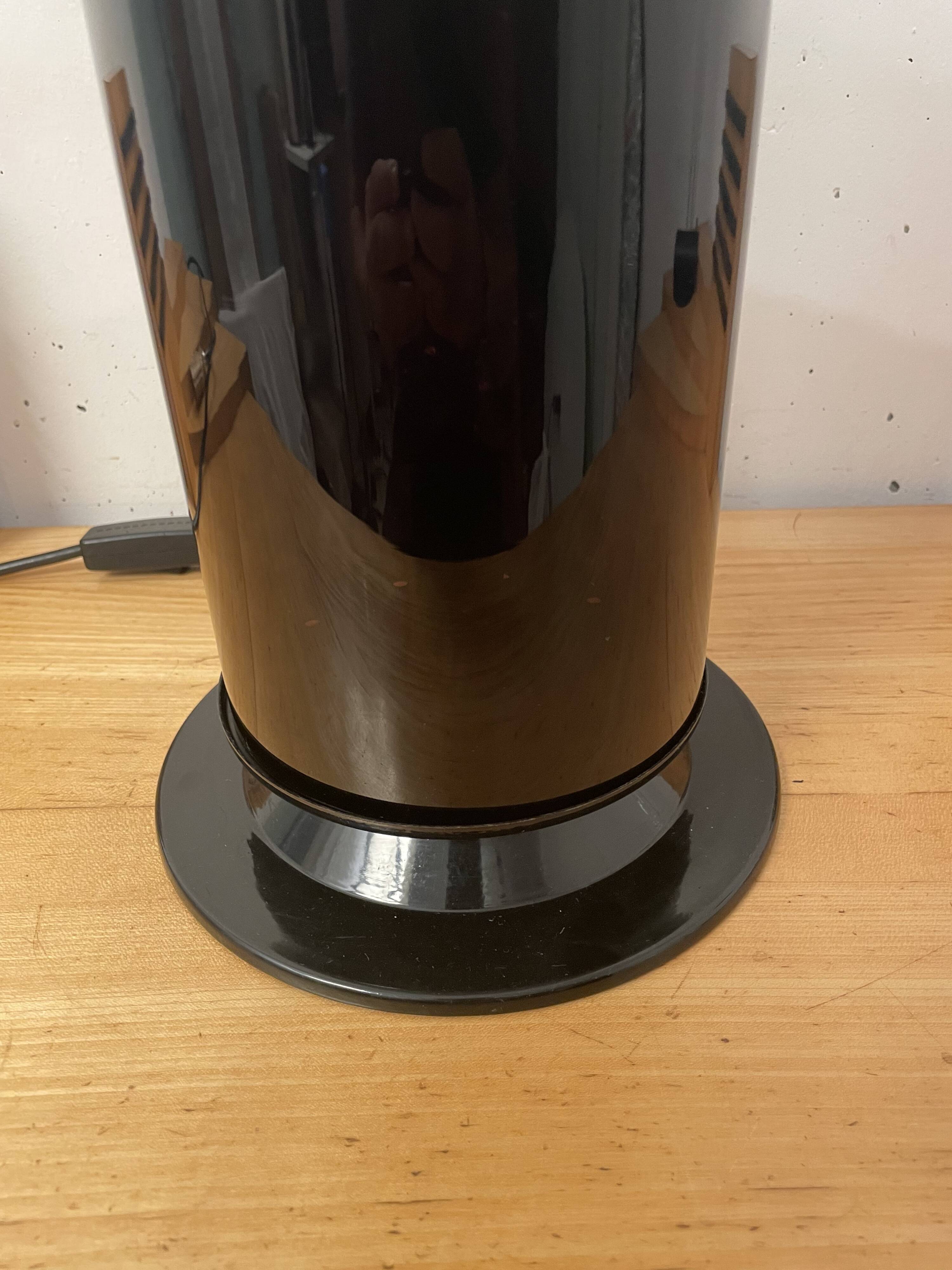 Glass “rocket” lamp, Italy 1980