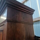 Cabinet bonnetière in solid oak and partial veneer