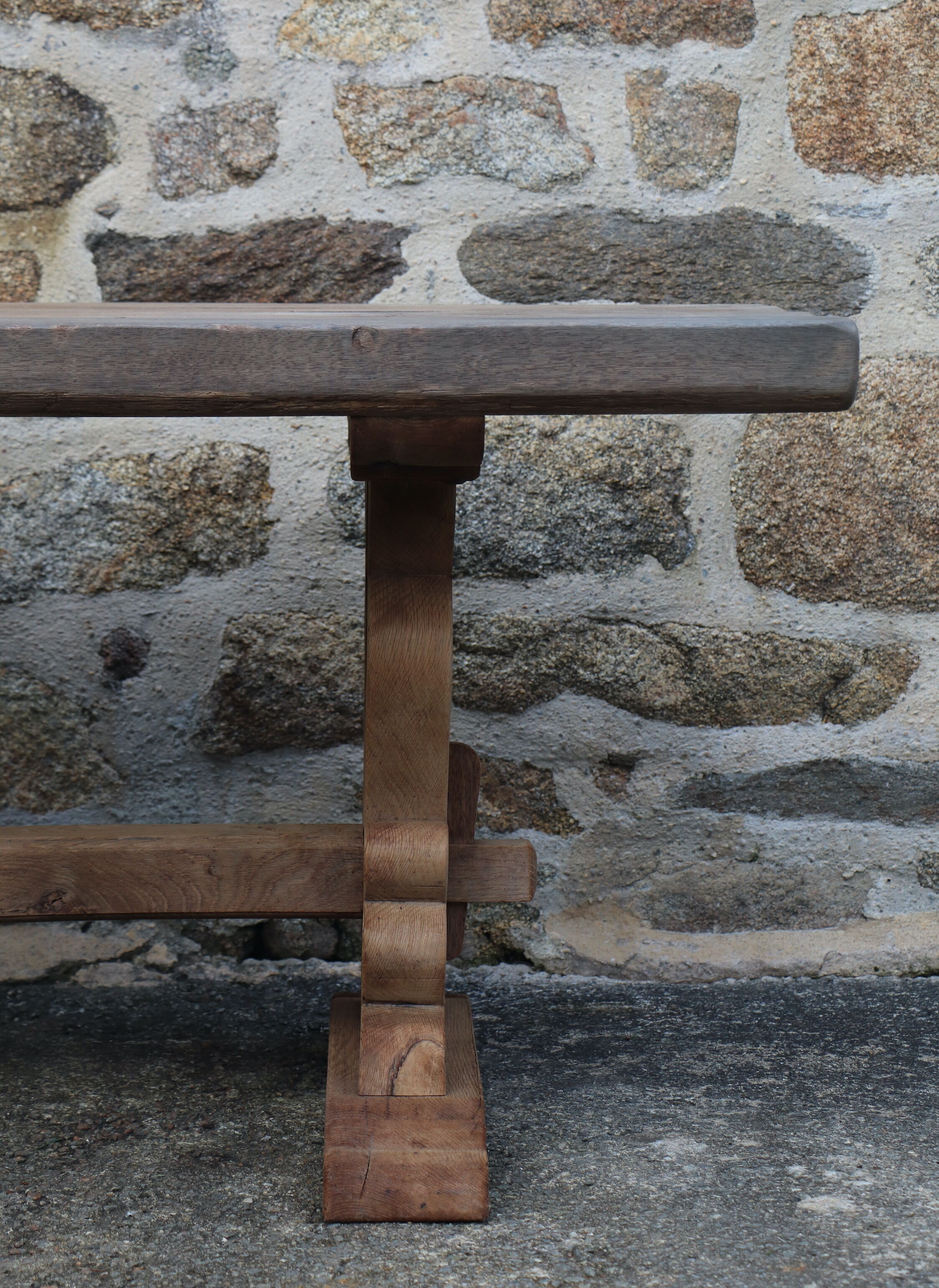 Wooden monastery table XIX