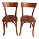 Pair of bistro chairs