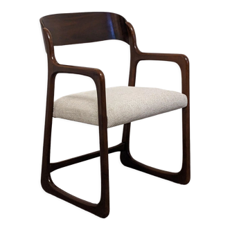 Baumann sleigh chair from the 60s/70s