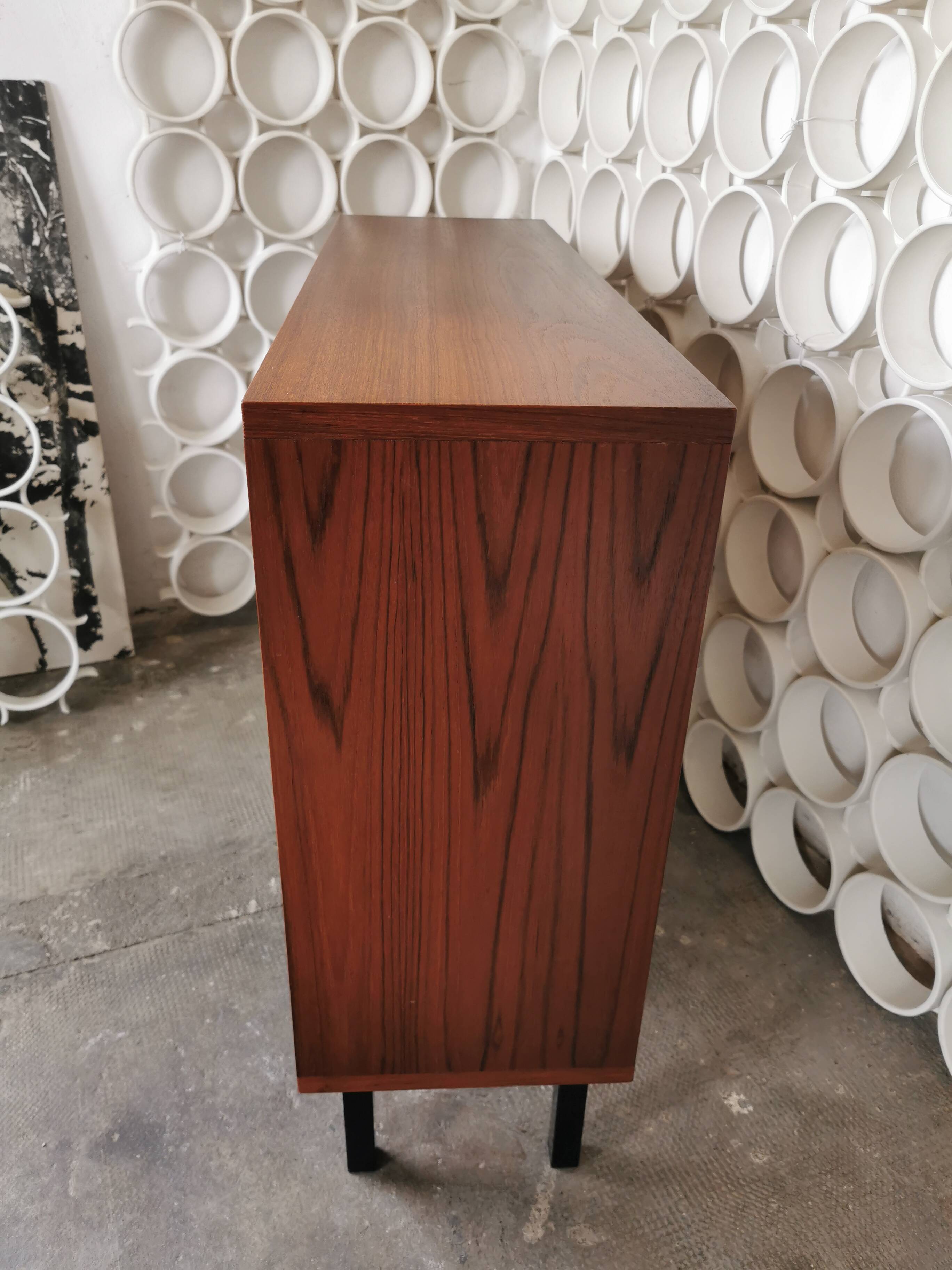 Narrow glass shelf from the 1960s