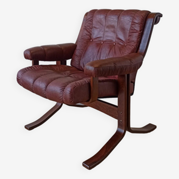 Scandinavian easy chair for Ekornes circa 1970s.