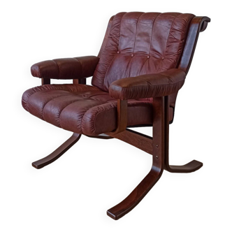 Scandinavian easy chair for Ekornes circa 1970s.