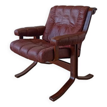 Scandinavian easy chair for Ekornes circa 1970s.