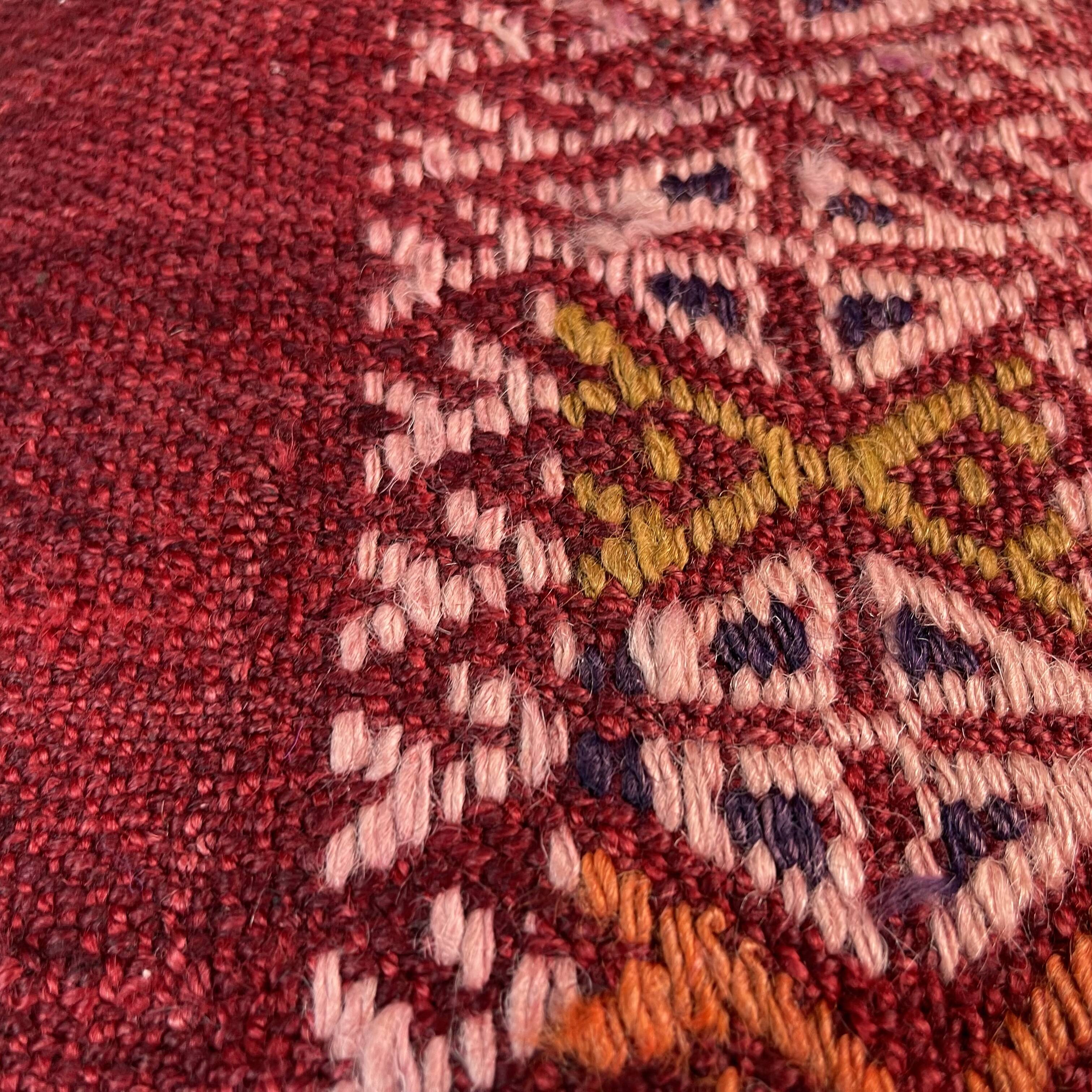 Vintage turkish kilim cushion cover, 30 x 50 cm