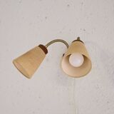 Scandinavian wall light with two light points