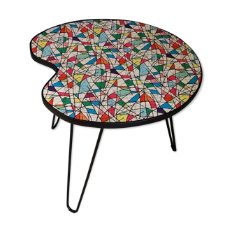 Small side table shaped paint palette