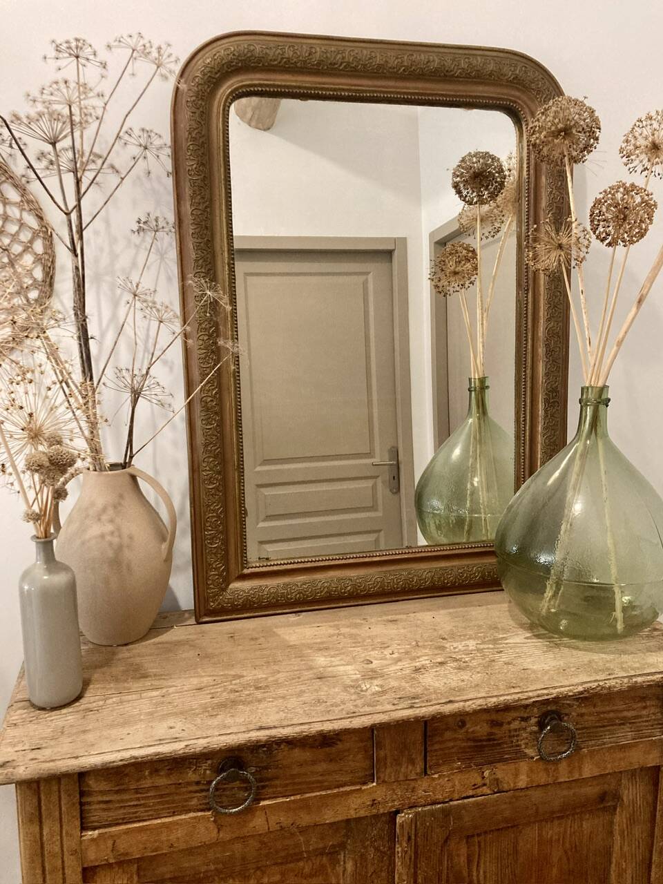 Restored old mirror