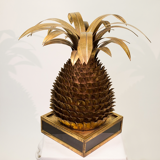 Pair of pineapple palm tree lamps