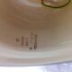 Florentine Italy ceramics - 3 arms of golden metal light - glass tulip