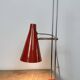Vintage Red Table Lamp by Josef Hůrka for Lidokov, 1960s
