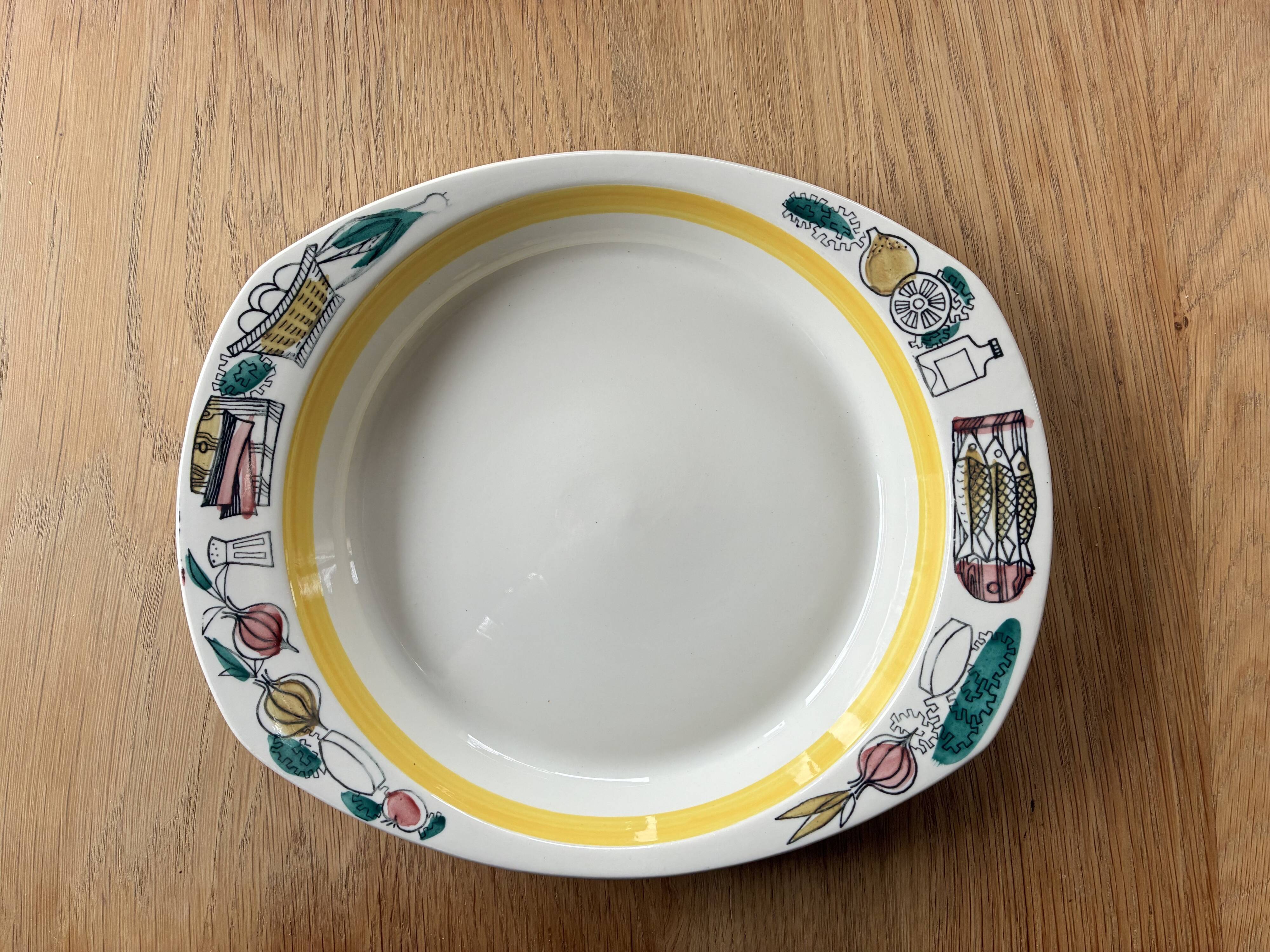 Vintage Scandinavian plate
